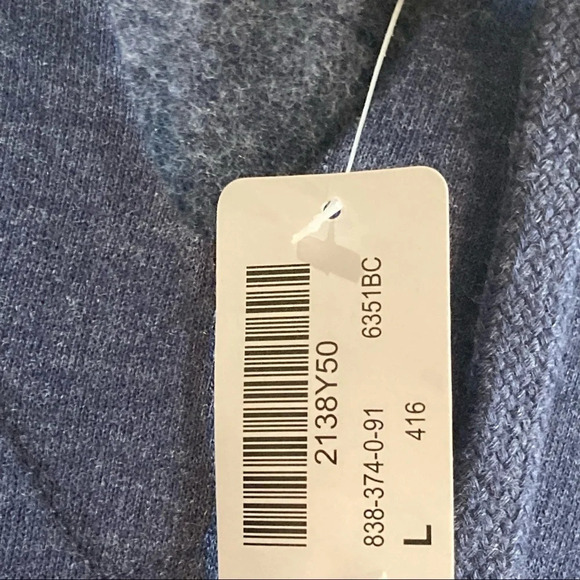 LA VIE EN ROSE Sz L La Vie En Lounge Kangaroo Pocket Hooded Long Tunic NEW - Picture 5 of 14